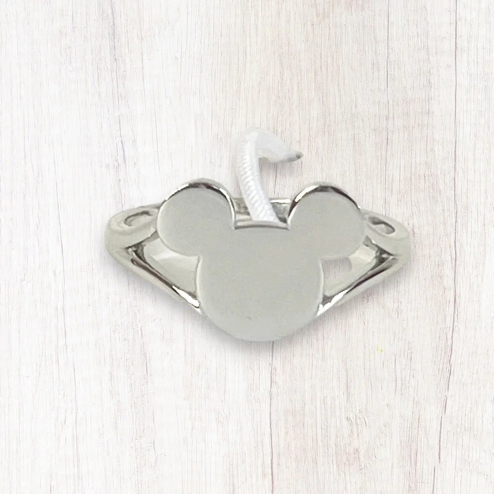 ❌SOLD❌Pura Vida x Disney Mickey Mouse Icon Silver Open Sides Ring - Picture 5 of 14